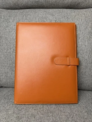 Raro EBEL Cuero Legal Pad Portafolio / Cuero Pad Carpeta Organizador Estuche Foto 1 de 4