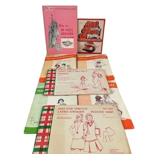 Vintage Uncut Women's Sew Knit N Stretch Patterns 8-18 + Girls Pattern & 2 Books - Picture 1 of 9