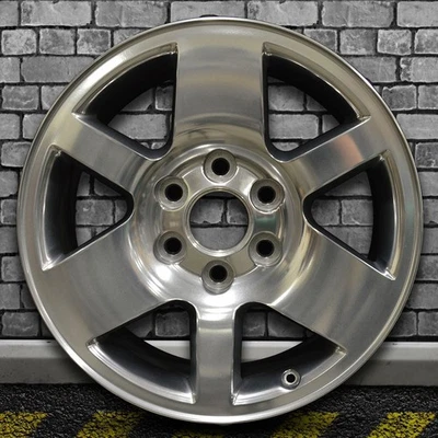 Polish Full OEM Factory Wheel for 2007-2013 GMC Sierra 1500 Denali - 18x8 - Image 1 of 3