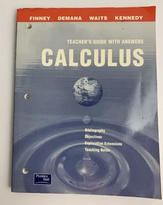 Calculus Teachers Guide with Answers PB Book Prentice Hall - Picture 1 of 19
