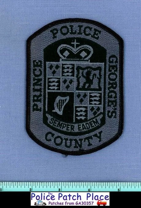 ТАКТИЧЕСКАЯ полицейская наплечная нашивка ПРИНЦА ДЖОРДЖА * SWAT (Subdued) МЭРИЛЕНД - Изображение 1 из 1