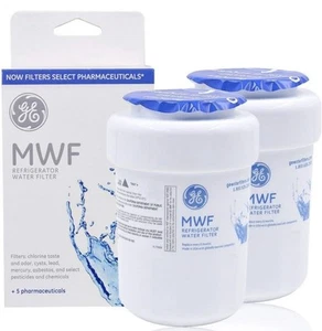 2 PACK GE MWF New GWF 46-9991 MWFP Smartwater Fridge Water Filter - Picture 1 of 4