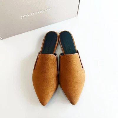 Zapatos para mujer Jenni Kayne de gamuza mula hechos a mano silla de montar estándar planos UE 36-39 Foto 1 de 4