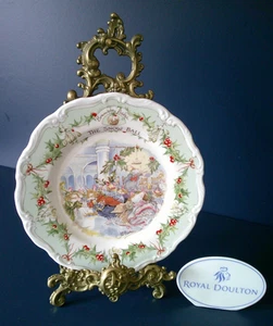 Royal Doulton Brambly Hedge Called The Snow Ball Cabinet Plate - Picture 1 of 6