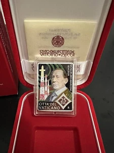 VATICANO 2024 MONETA 25 EURO ARGENTO 150 ANNIVERSARIO NASCITA MARCONI - Foto 1 di 10
