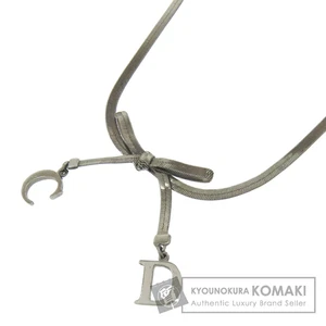 Collana girocollo con ciondolo CD fiocco Christian Dior usata vintage - Foto 1 di 10