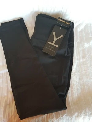 Nuevo Yogatech NYC Mega-Cool Mujer Negro Cintura Alta Calzas Activas Talla Grande  Foto 1 de 4