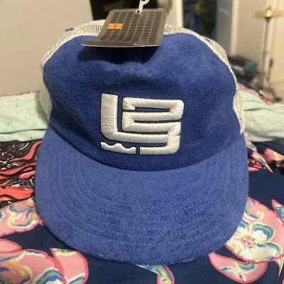 NIKE LEBRON JAMES Gorra Camionero GORRA NOVATO AÑO AZUL BLANCO ¡Nueva Con Etiquetas! L23 Foto 1 de 4