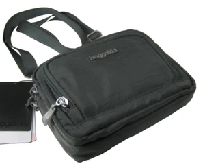 Baggallini Triple Zip with RFID Front Wallet Women's 8"x6"Crossbody Bag Gray New - Picture 1 of 7