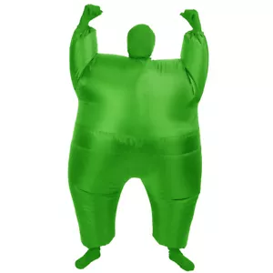 NEW! ALTSKIN ZENTAI MEGA SUIT - STRETCH FABRIC INFLATABLE COSTUME - MEGAMAN - Picture 1 of 8