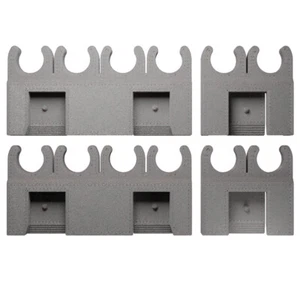 Juego de soporte de cable de bujía gris plata Triumph TR7 1971-77 Stag para cables de 7,5 mm - Imagen 1 de 11