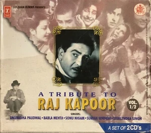 A Tribute To Raj Kapoor - RARE T-SERIES Bollywood Music CD SVCD 1390/91 2 CD Set - Picture 1 of 2