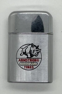 Vintage ARMSTRONG Rhino-Flex TIRES Lighter by Ronson - Picture 1 of 1