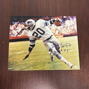 Billy Sims Autographed Signed 8x10 Photo NFL Detroit Lions Inscribed '80 ROY - Picture 1 of 2