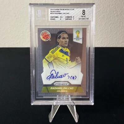 2014 Panini Prizm World Cup Radamel Falcao Signature Auto #SFA BGS 8 - Image 1 of 4