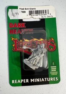 Dark Heaven Legends Vlad Evil Cleric *NIP* 2569 Reaper Metal Miniature D&D - Bild 1 von 3