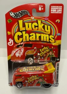 Hot Wheels Lucky Charms Cereal (2003) Red Customized VW Drag Bus Toy w/ Protecto - Picture 1 of 6