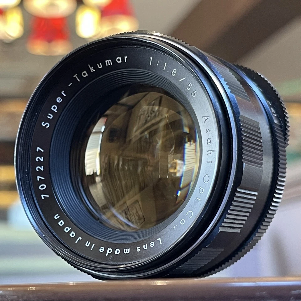 Rare Early model [Exc+3] Asahi Pentax Super-Takumar 55mm f/1.8 M42 Japan 6844 - Image 1 of 4
