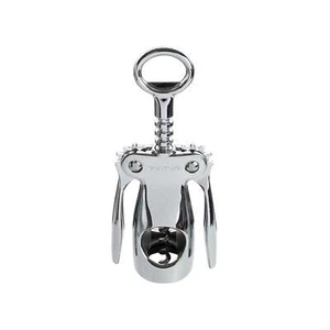Winged Corkscrew Wine Opener, Chrome Finish, Die Cast Construction - Picture 1 of 4