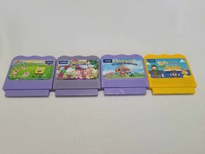 Lot of 4 - Vtech VSmile Video Games SPONGEBOB + ALPHABET PARK + ZAYZOO ALIEN - Picture 1 of 4