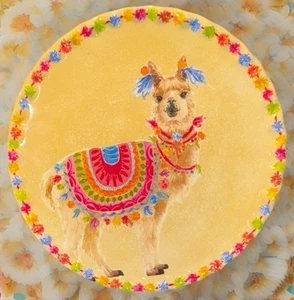 Llama plate by Spring Shop - Melamine - Beautiful Colors - Picture 1 of 2