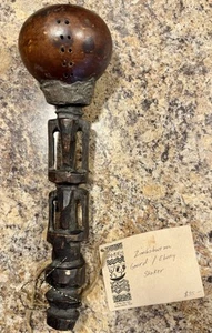 Simbabwe Kürbis Ebenholz Shaker Afrikanisch - Bild 1 von 4
