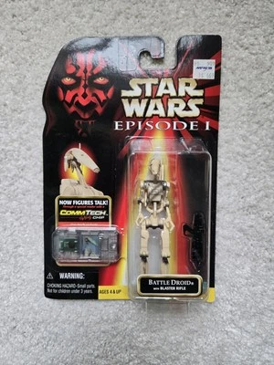 Droide de batalla Star Wars Episodio 1 Phantom Menace Commtech 1998 Comm Tech Foto 1 de 4