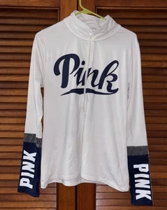 Sudadera cortavientos Pink by Victoria's Secret Ultimate 1/2 cremallera talla grande - Imagen 1 de 6