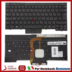 TASTIERA PER LENOVO THINKPAD L430 L530 T430 T430S T530 W530 X230 X230T ITALIANA - Photo 1/1