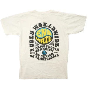 Obey Worldwide T-Shirt "End Hate" Grafik Größe M - Bild 1 von 6