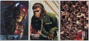 PROMO CARD LOT -PLANET OF THE APES - 3 CARDS - #P1 + #P2 + 2 of 4-INKWORKS+TOPPS - Picture 1 of 8