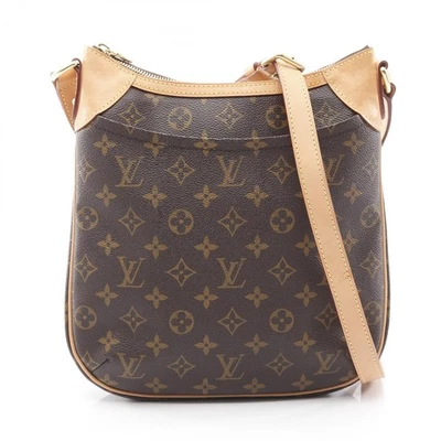 LOUIS VUITTON Odeon PM Shoulder crossbody Bag M56390 Monogram leather Brown Used - Image 1 of 4