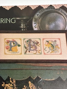 From ABC to Z Alphabet Cross Stitch Pattern Pages From Book - Picture 1 of 3