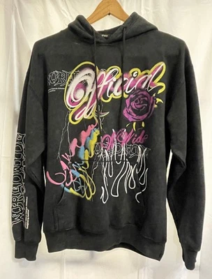 Sudadera con Capucha Boohoo Worldwide Gráfica Negra S Edición Limitada Colección Cápsula Foto 1 de 4