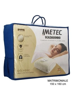 SCALDASONNO IMETEC SINGOLO/MATRIMONIALE 50 % LANA E MERINO DI ALTA QUALITA' - Immagine 1 di 4