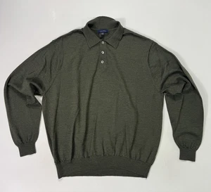Club Room Men's 2XL Polo Sweater 100% Merino Wool Academia Preppy Classic - Picture 1 of 7
