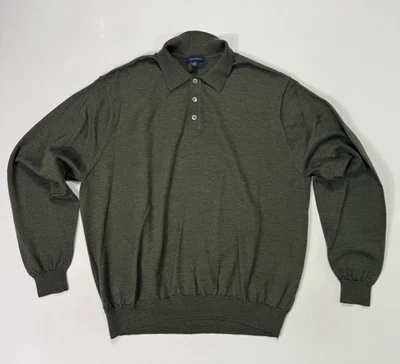 Club Room Men's 2XL Polo Sweater 100% Merino Wool Academia Preppy Classic - Image 1 of 4