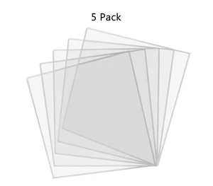 4" x 4" klare Acrylplatte Packung mit 5 quadratischen Plexiglasfliesen für DIY-Projekte - Bild 1 von 6