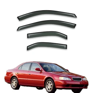 Visera de ventana protectores de lluvia para sol ajuste de humo 99-03 Acura TL visera de ventilación 4 piezas - Imagen 1 de 8