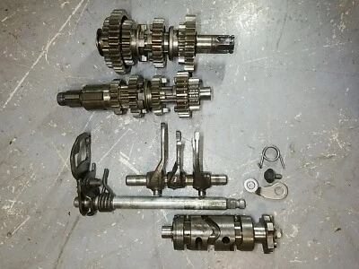 Honda XL 200 XL200R XL200 1983-84 transmisión engranajes eje de cambio de tambor Foto 1 de 4