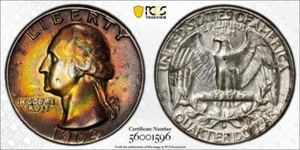 1964-D 25C Washington Quarter PCGS Polished AU Detail #1596 - Picture 1 of 5