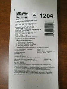 NEW 1204 felpro intake manifold gasket  - Bild 1 von 2