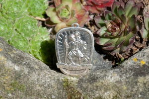 VINTAGE AUTOMOBIL AUTO SCHLÜSSELANHÄNGER BADGE # CHRISTOPHER ADELBODEN 800 STERLINGSILBER - Bild 1 von 2