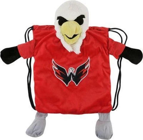 Washington Capitals Backpack Pal [NEW] NHL String Bag Backsack Back Sack School Cover