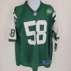 Nueva camiseta de fútbol americano NFL New York Jets para hombre talla XL Pro Line Darron Lee #58 - Imagen 1 de 12