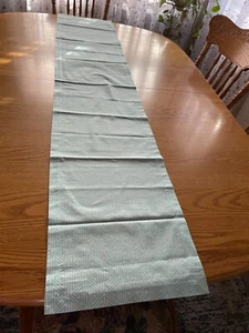 Hen House Table Runner, 4 Matching Napkins & 4 Napkin Rings Blue / Teal & White - Imagen 1 de 7