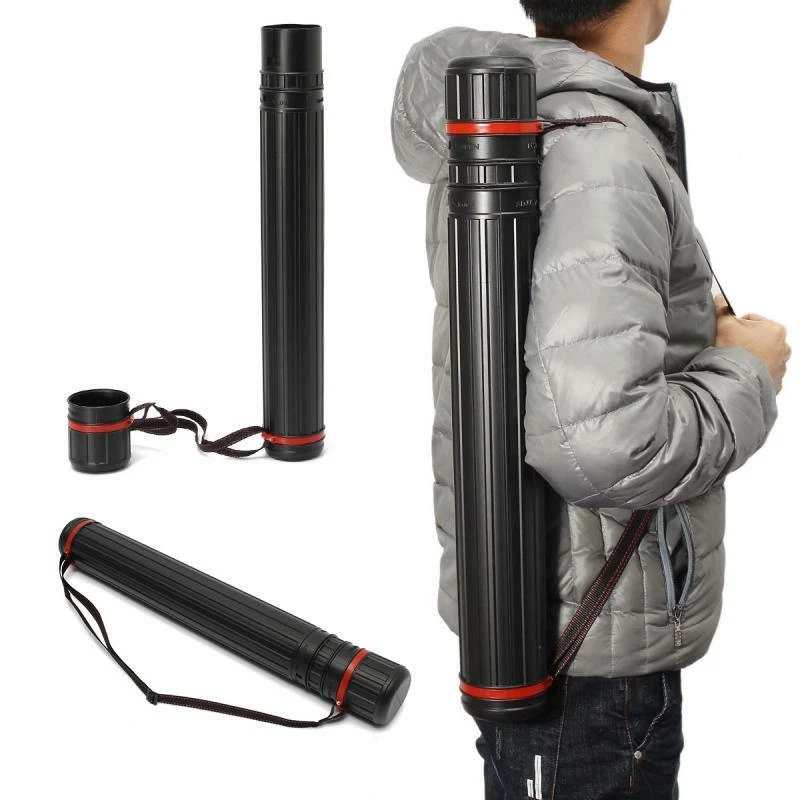 Arrow Quiver Shoulder Tube F 12-24PCS Arrows Archery Case Back Quiver Adjustable - Image 1 of 4