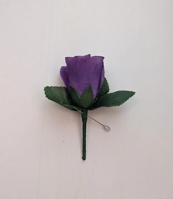 Pin rosa boutonniere~corsé~tu elección~novio~padrino~promoción~boda~quinceañera Foto 1 de 4