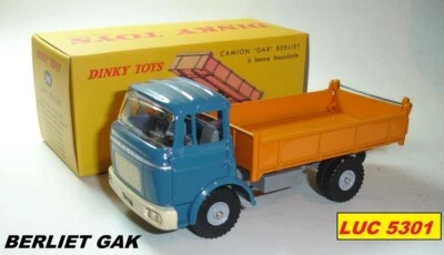 BERLIET GAK BENNE BASCULANTE #585 N°13 DE 2013 SÉRIE DES CAMIONS DINKY / ATLAS - Photo 1/4