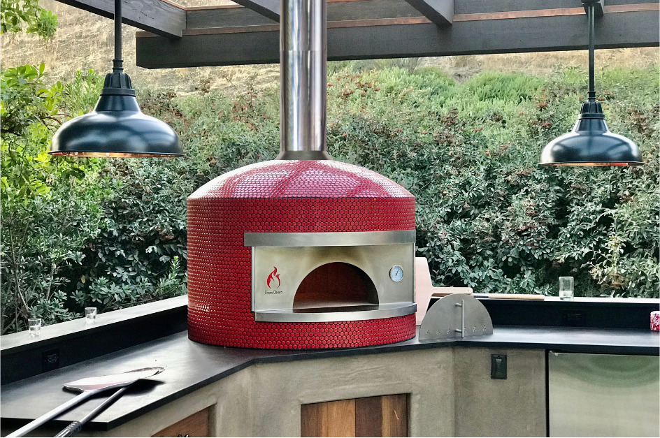 Pizza Oven - Forno Classico Napoli 100 Combo Gas / Wood Hybrid Brick Oven